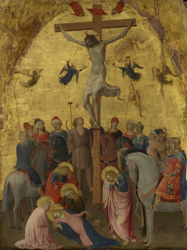 The Met show at QAGOMA: Fra Angelico The Crucifixion c.1420–23 Tempera on wood, gold ground 63.8 x 48.3cm Maitland F Griggs Collection, Bequest of Maitland F Griggs 1943.