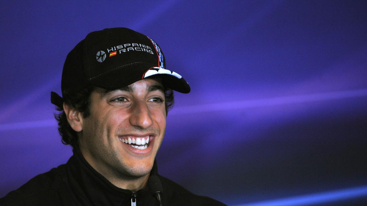 Daniel Ricciardo made his F1 debut for HRT over 10 years ago.