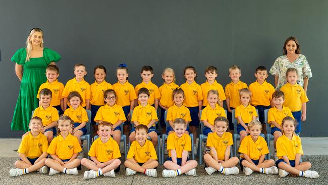 Emmanuel Catholic Primary School Prep C Miss Thea Crathorne, Mrs Jackie Gall Back Row: Ethan, Karter, Isabella, Charlotte, Levi, Hallie, Thea, Harley, Asher, Hunter, Amelia Middle Row: Lucas, Addison, Lucy, Jack, Zanre, Isla, Summer, Brodie Front Row: Arlo, Arabella, Jaxn, Matthew, Ella, Sasha, Ashton, Matilda Picture: Michaela Harlow