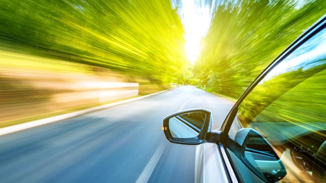 The teenager sped away from police after giving them the finger outside the Hume St police station.