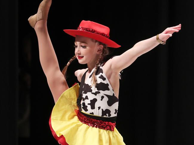 Penelope King.  7 Years Jazz Solo.  Day 2.  Southern Tasmanian Dancing Eisteddfod. Picture: Nikki Davis-Jones