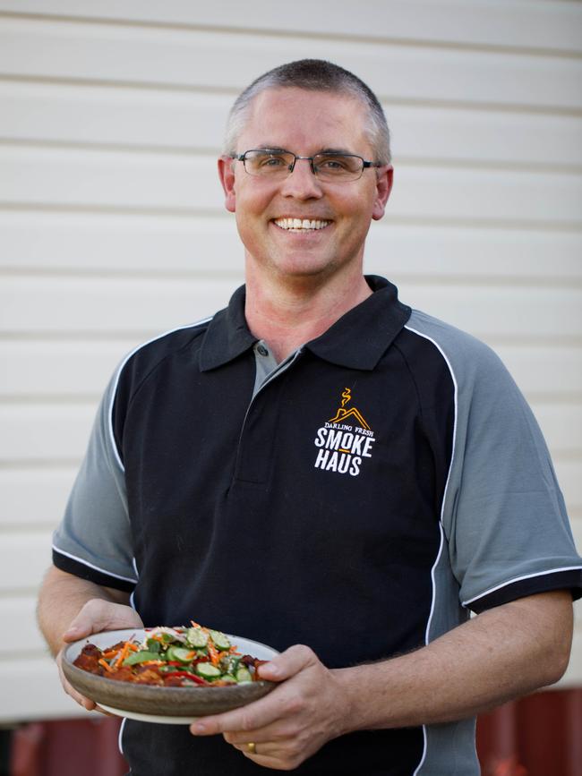 GOOD FOOD: Local food scientist Jeff Schultheiss has launched new venture Darling Fresh Smoke Haus. Picture: Kat Lynn (Foodie shots).