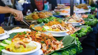 ESCAPE:  Thai street foods, Thai foods style Rice and Curry at market Bangkok of Thailand. Picture: Istock
