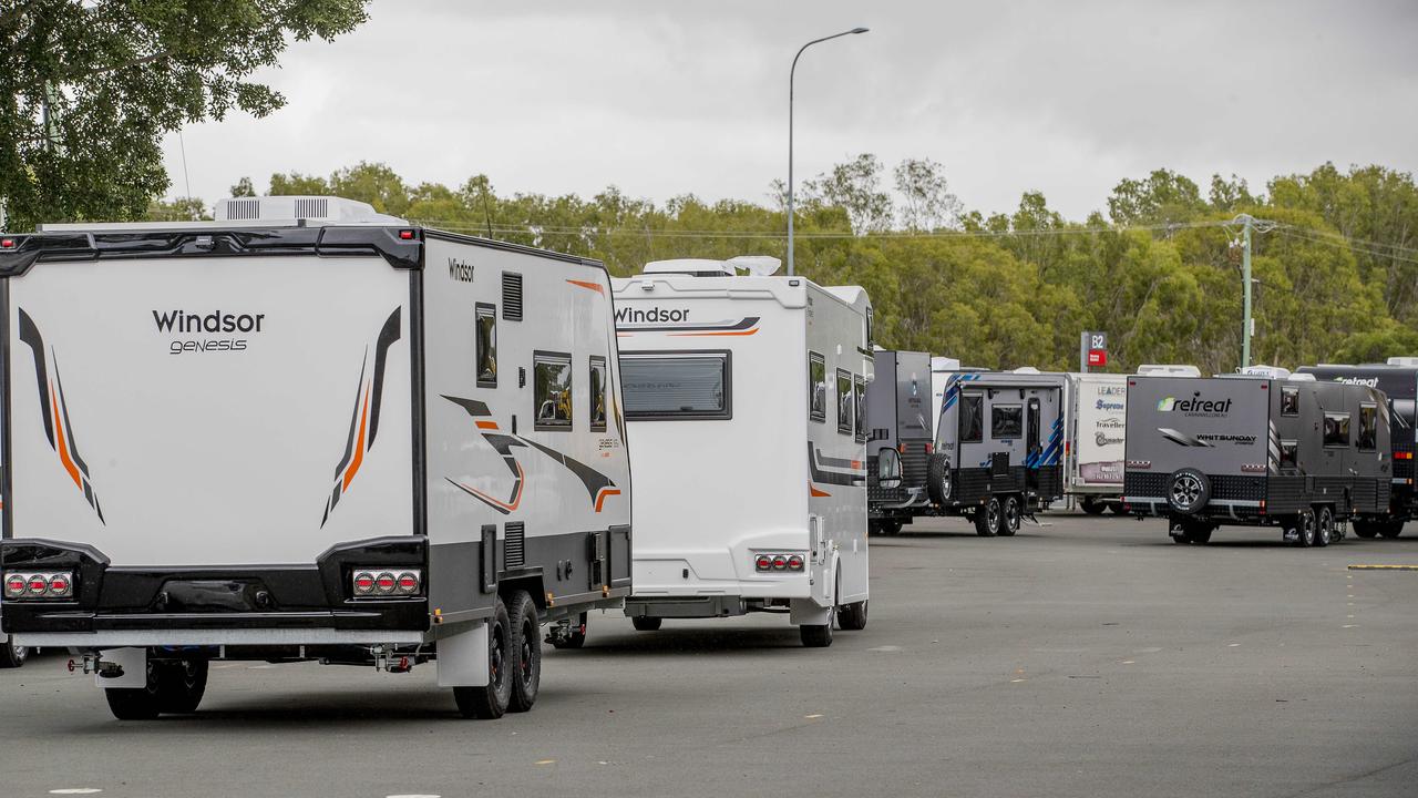 The Caravanning Queensland's Let’s Go Gold Coast Caravan and Outdoor Expo at Metricon Stadium from this Friday to Sunday. Picture: Jerad Williams