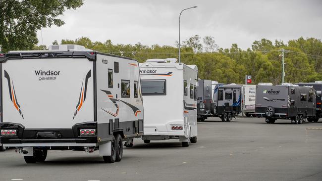 The Caravanning Queensland's Let’s Go Gold Coast Caravan and Outdoor Expo at Metricon Stadium from this Friday to Sunday. Picture: Jerad Williams