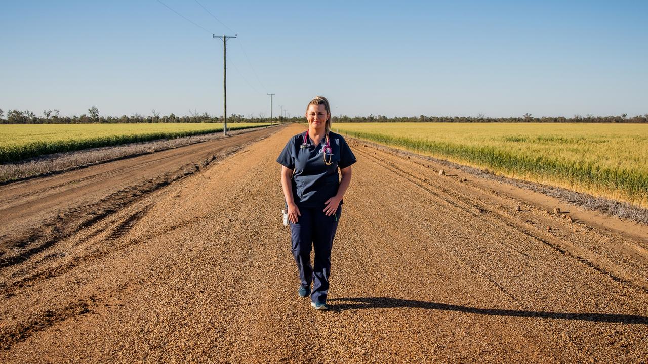 The 35-year-old has to deal with everything — from acute emergencies to long-term palliative care. Picture: Jacque Hemming/The Australian