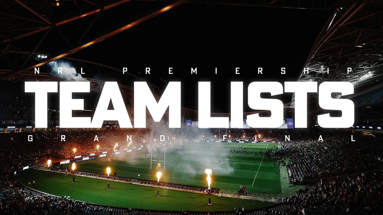 NRL 2024 Grand Final Team Lists released, Melbourne Storm vs Penrith