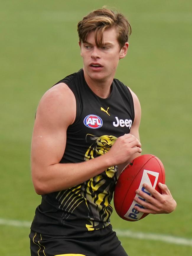 Fraser Turner was drafted to the Tigers during their premiership era. (AAP Image/Scott Barbour)
