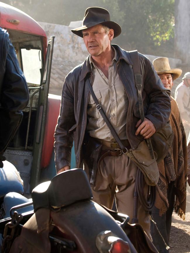 Harrison Ford in a scene from Indiana Jones and the Kingdom of the Crystal Skull. Picture: AP Photo/Paramount Pictures, David James