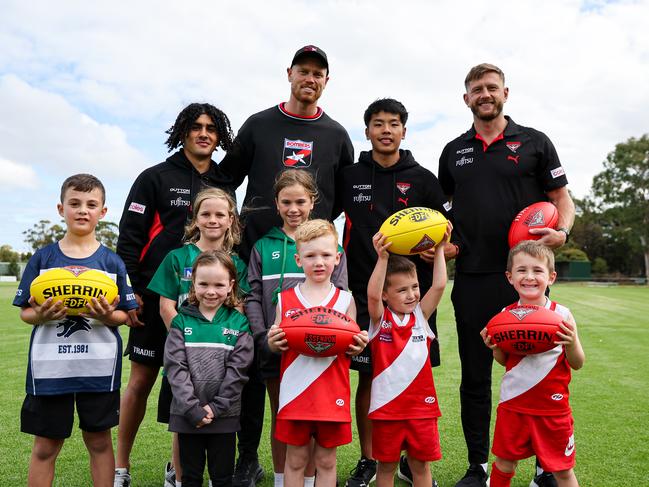 Essendon Football Club and the EDFL have launched a new partnership. Photo: Essendon FC.