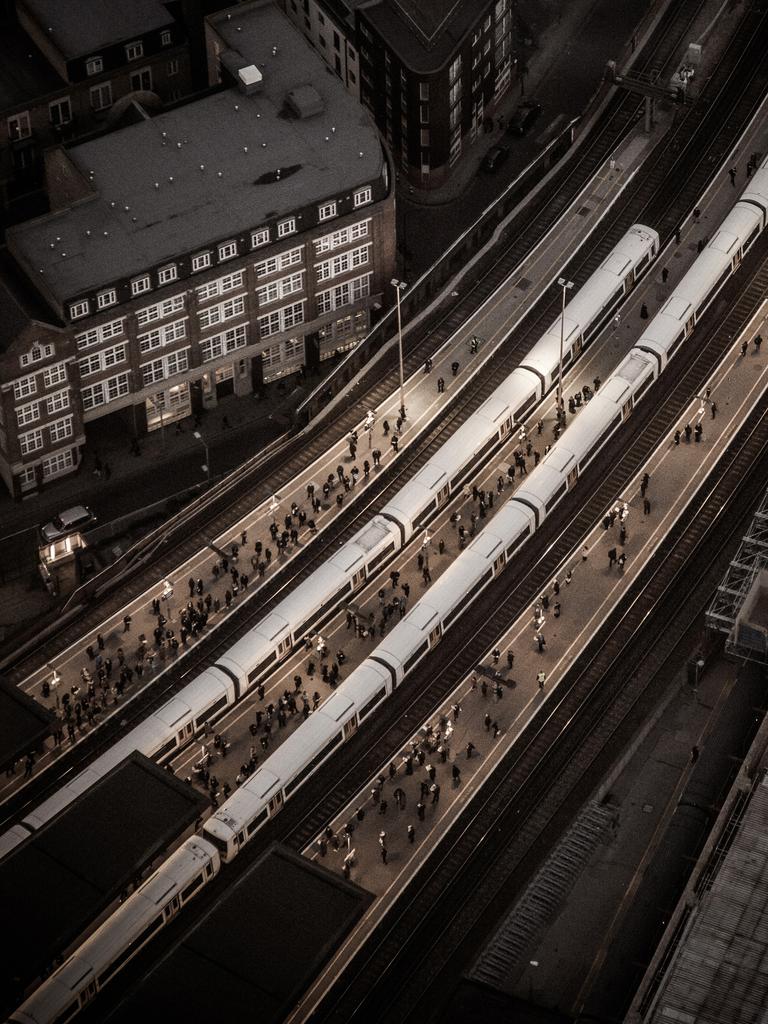 The Landscape Photographer of the Year: London Bridge Station, England by Stephen Bright (lives Hampshire) — Network Rail ‘Lines in the Landscape’ Award Winner 2014 ‘Taken at sunset, this is the view from level 72 of The Shard, for a brief time the tallest building in Western Europe, looking almost straight down onto some of the platforms at London Bridge Station. Shooting at an oblique angle through glass can be problematic although thankfully The Shard viewing platform has single glazing in many places. However, that benefit is counterbalanced by the fact that tripods are not permitted, requiring imaginative use of other supports.’ <a href="http://www.take-a-view.co.uk/" target="_blank">Find out more here. </a>