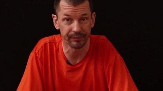 New video has emerged of a man believed to be British journalist John Cantlie. Picture: Supplied