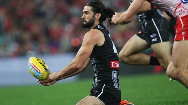 Brodie Grundy is considered by some as the best player in the game. Picture: Phil Hillyard.