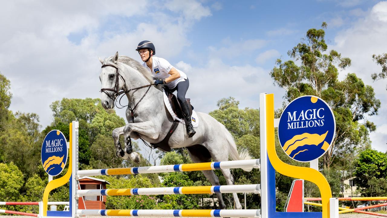 Zara Tindall will be competing in the 2025 Magic Millions Showjumping. Picture: Luke Marsden.