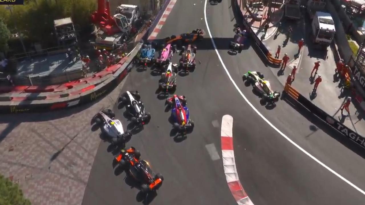 Race brought to standstill as chaos unfolds