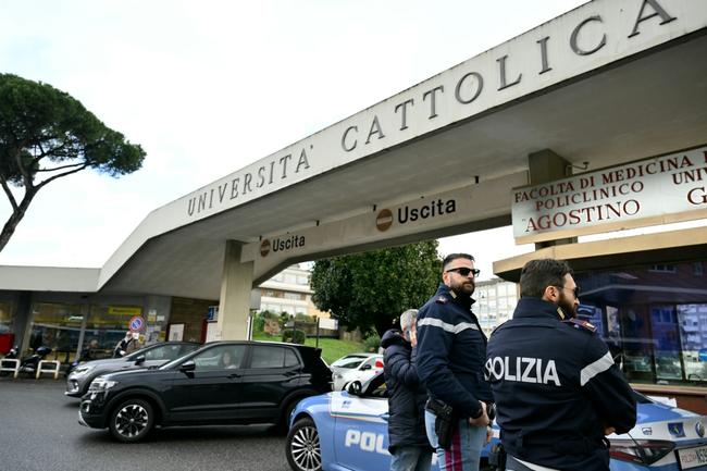 The pope was admitted to Rome's Gemelli hospital for tests and treatment