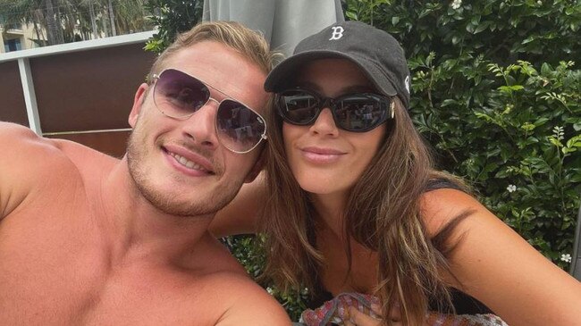 Burgess married wife Joanna King in 2016 in Noosa. Picture: Instagram