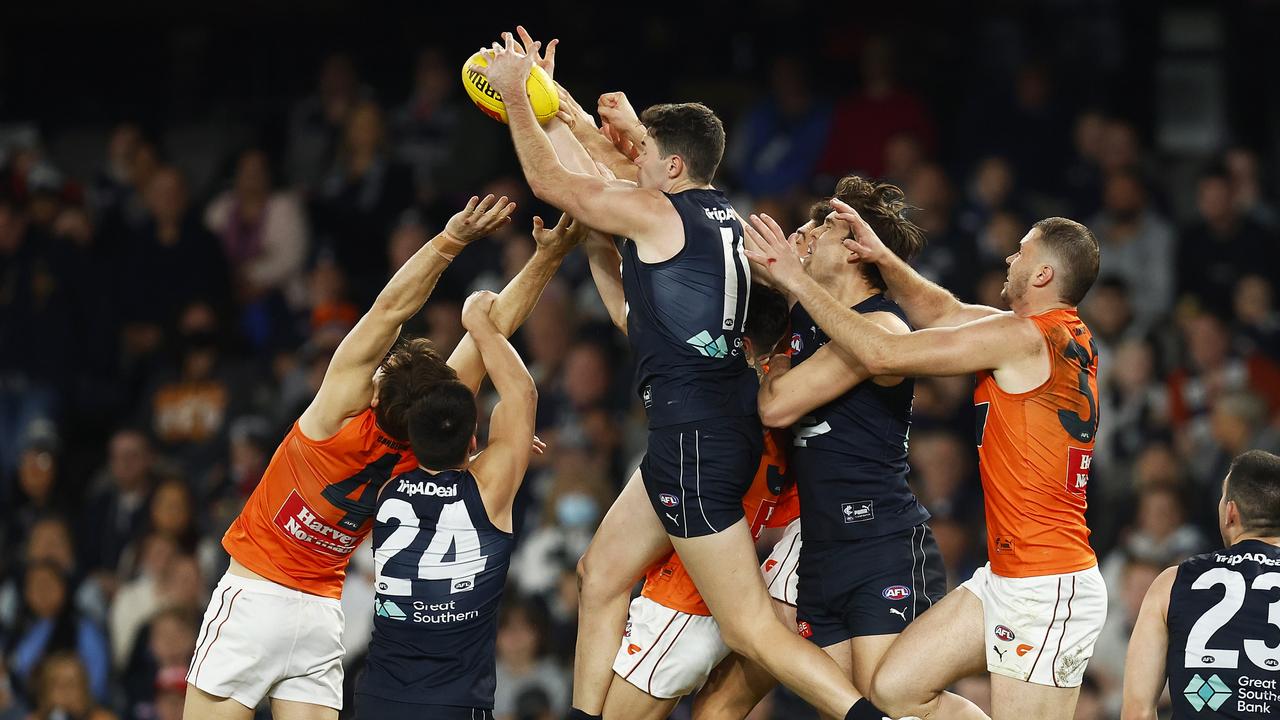 Mitch McGovern shapes as Carlton’s wildcard this September. Picture: Getty Images