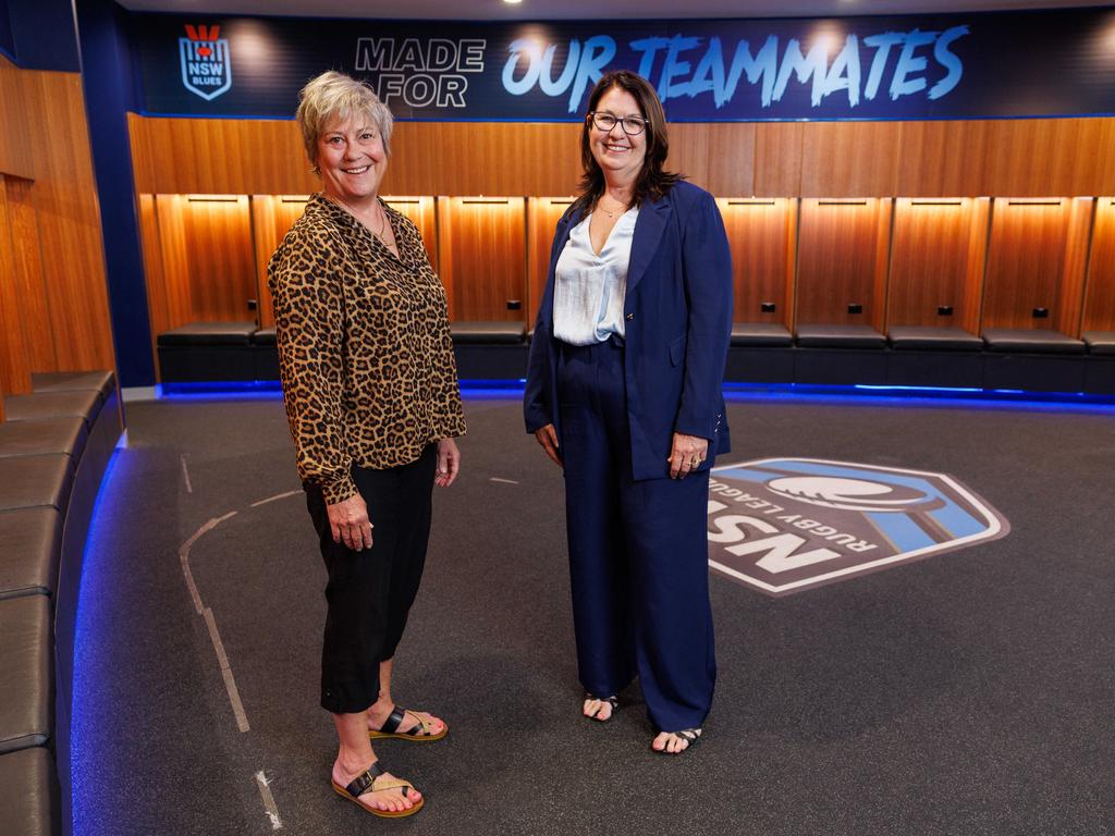 (L-R) Tarsha Gale, director of NSWRL and chair, Carolyn Campbell. Picture: Justin Lloyd.