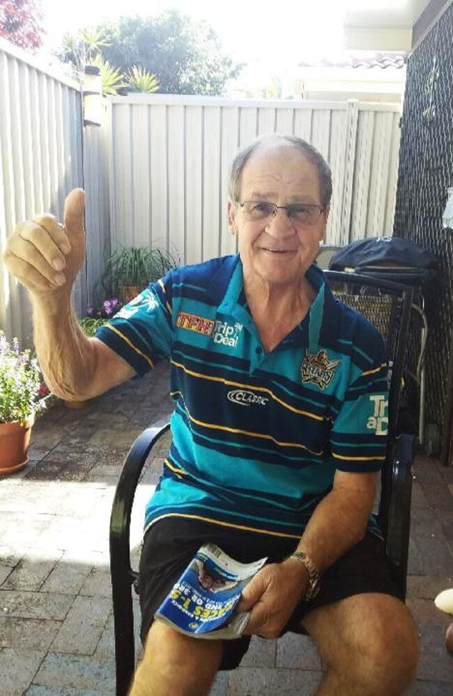 Former Blues coach Tommy Raudonikis continues his brave fight.