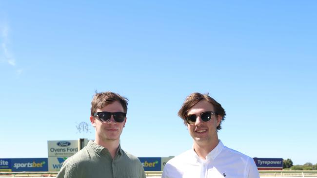MELBOURNE, AUSTRALIA - MARCH 2 2024 Tom and Riley Attend the Wangaratta Cup Picture: Brendan Beckett