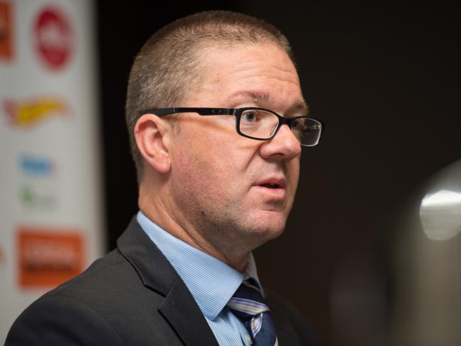 AFLPA boss Paul Marsh says there’s no ‘silver bullet’ to fix AFL player’s mental health concerns. Picture: Stuart Walmsley