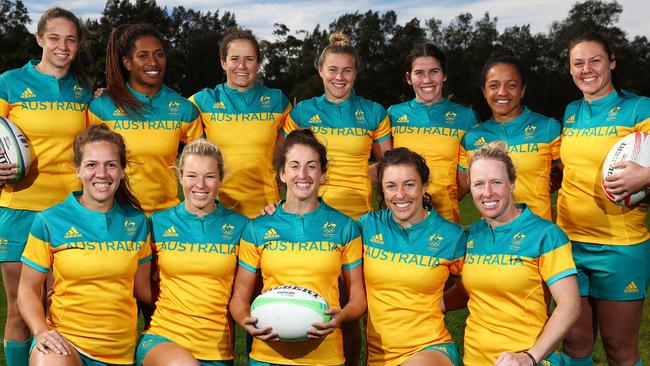 Australia’s Olympic women’s rugby sevens team.