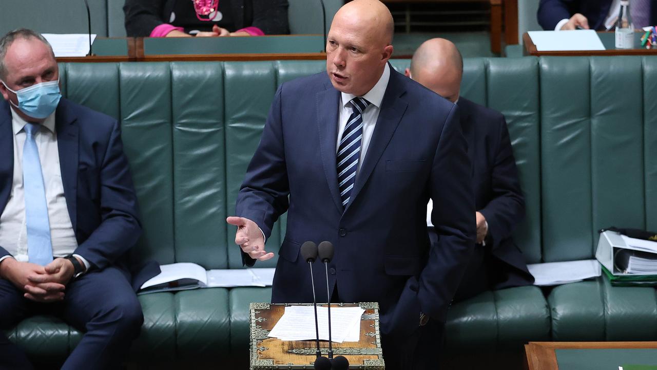 Peter Dutton sued for defamation. Picture: NCA NewsWire / Gary Ramage