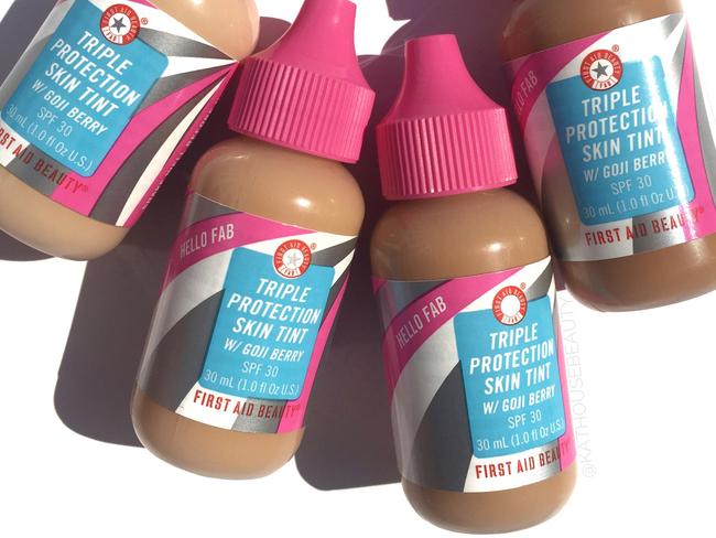 FIRST AID BEAUTY TRIPLE PROTECTION SKIN TINT SPF 30. Picture: Supplied