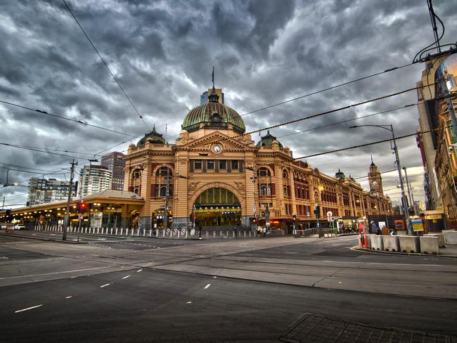 Melbourne’s Flinders Street Station. Picture: Jay Town