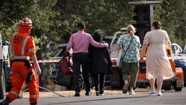 One adult, who is yet to be formally identified, died after a water tanker crashed into a kindergarten. Picture: NewsWire / Nadir Kinani