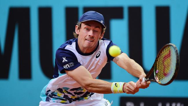 Alex de Minaur has never been past the second round at the French Open. Picture: Getty Images