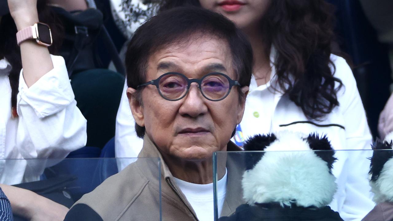 Jackie Chan, aka tennis’ silent assassin, takes in the action during the finals. (Photo by Graham Denholm/Getty Images)