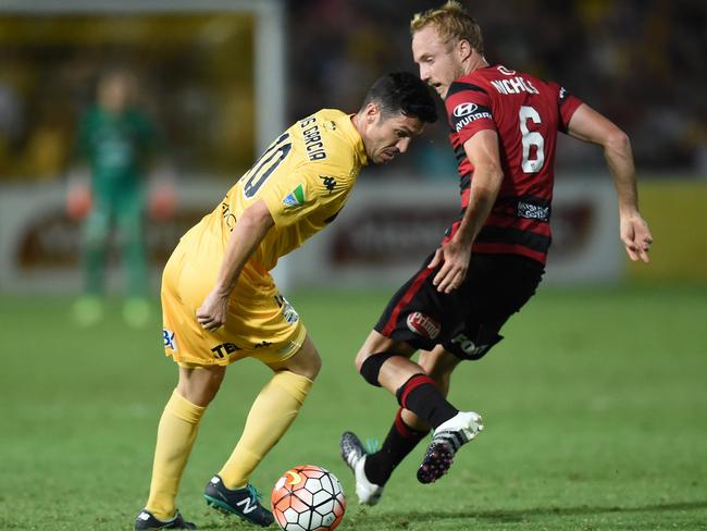 Luis Garcia debut impact in goal for Central Coast Mariners vs Western  Sydney Wanderers. A-League