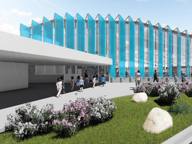 Images of the Mentone Girls' Grammar Aquatic and Wellness Centre at the centre of objections to be discussed at VCAT on Friday