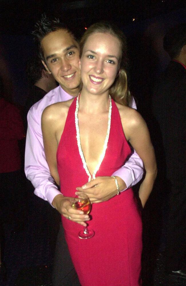 Craig Schulstad and Soraya Vinodolac at Rolls nightclub, 2000.