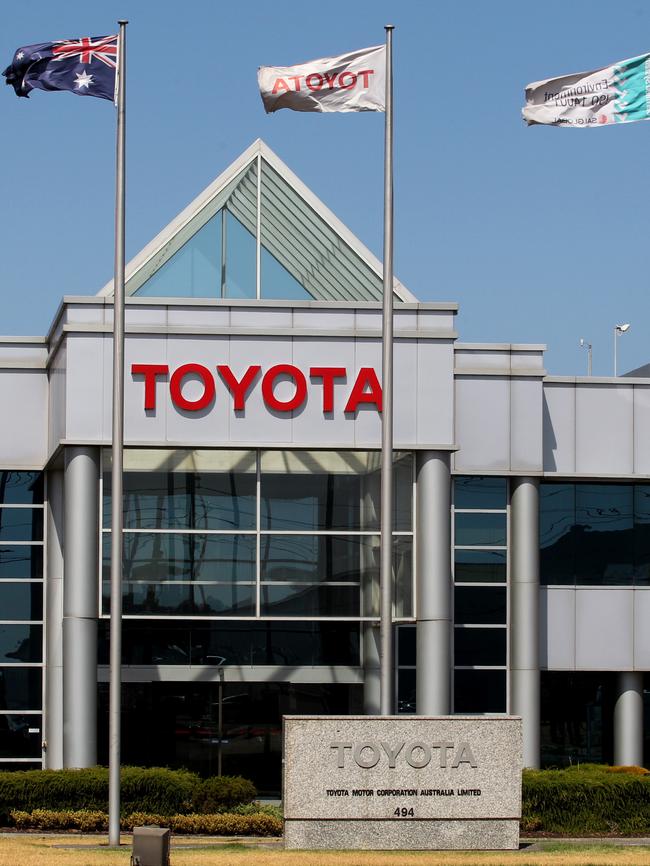 Staying until 2017 ... Toyota’s car and engine factory in Altona.