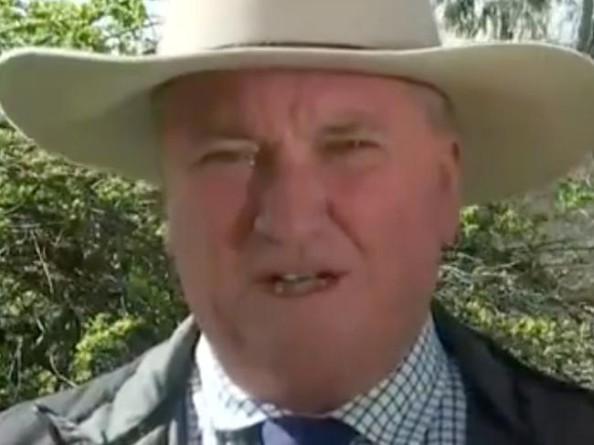 Screengrabs of Barnaby Joyce  from the Insiders program  Please Credit Insiders/ABC