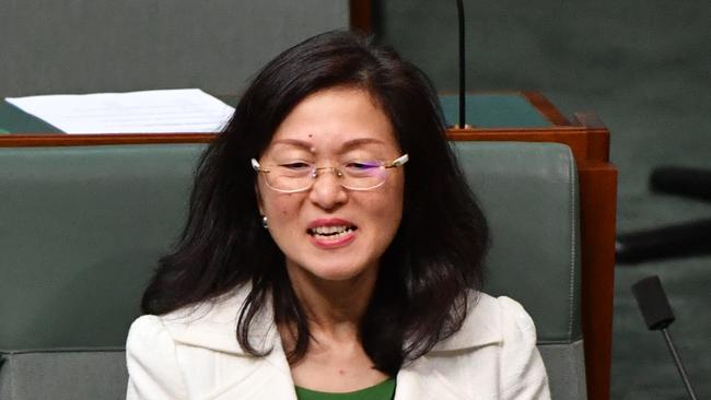 Liberal member for Chisholm Gladys Liu is under scrutiny over her links to the Chinese Communist Party. Photo: AAP Image/Mick Tsikas.