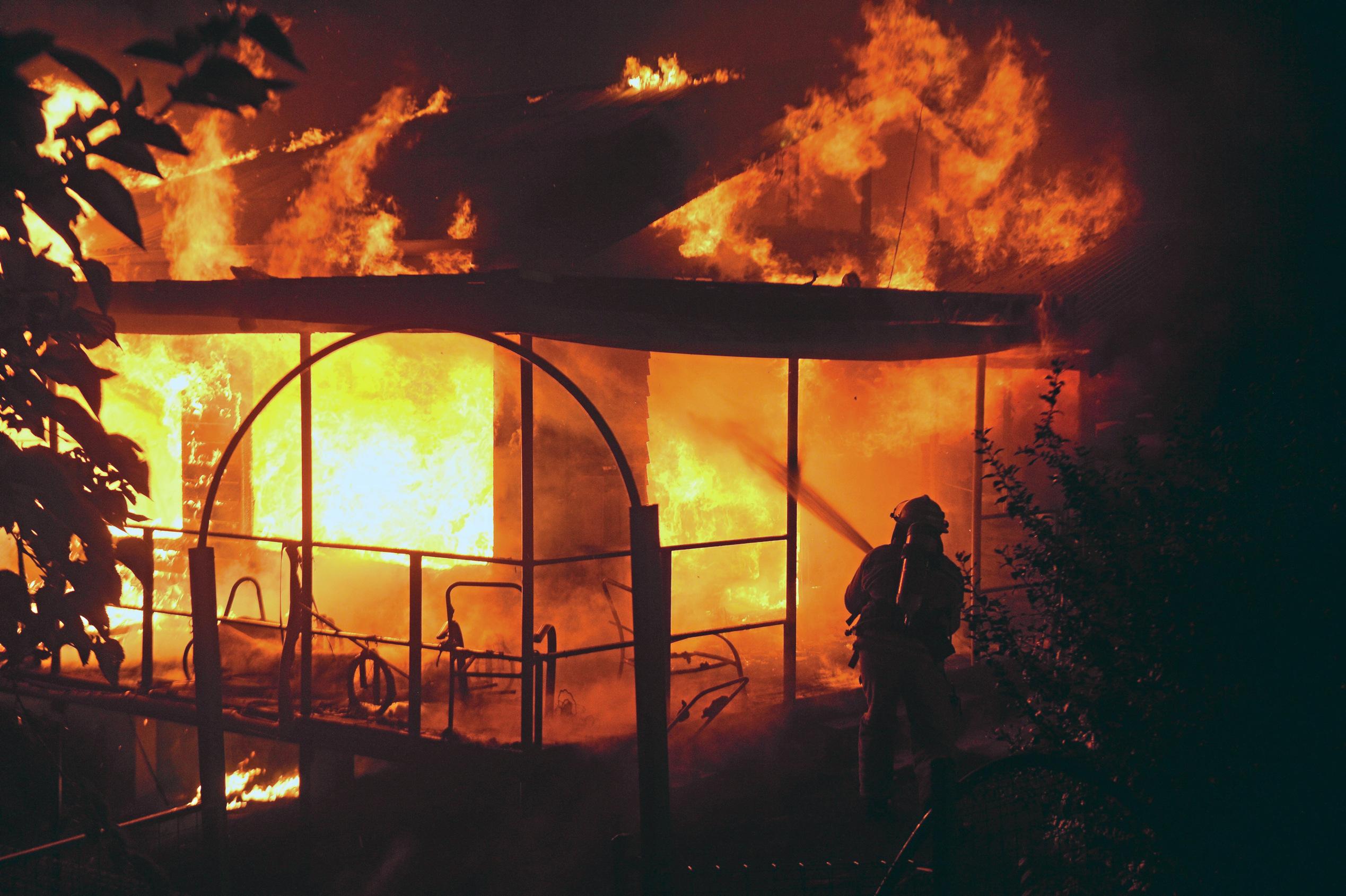 House fire on Main St Gympie