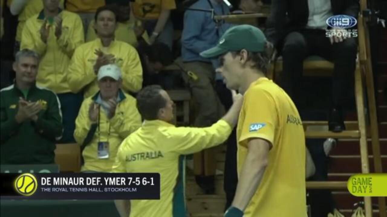 Demon gives Aussies lead in Davis Cup