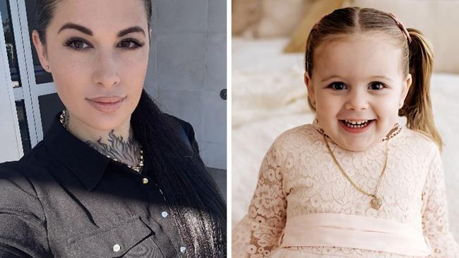Lauren Ingrid Flanigan, 32, had been charged with the murder of her three-year-old daughter, Sophia Rose.