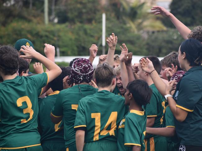 St Brendan’s won the Rockhampton District Secondary Schools Rugby League Year 7C grand final.