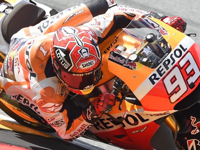 Marc Marquez topped both practice sessions for the German Grand Prix.