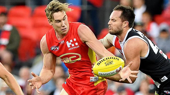 Gold Coast could trade Tom Lynch instead of letting him walk in free agency. Picture: AAP