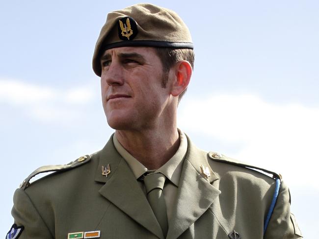 Victoria Cross recipient and war hero Ben Roberts-Smith, pictured at the Holsworthy Barracks in 2011, is under investigation by police over his actions in Afghanistan. He denies any wrongdoing. Picture: Brad Hunter