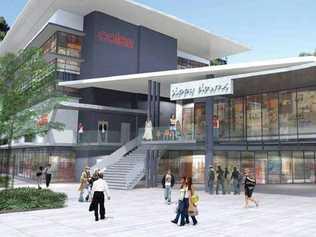 APPROVED: An artist’s impression of the shopping centre at Sippy Downs.