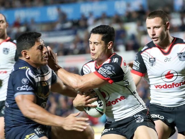 Roger Tuivasa-Sheck should lead the Warriors to a win over the Sharks. Picture: AAP