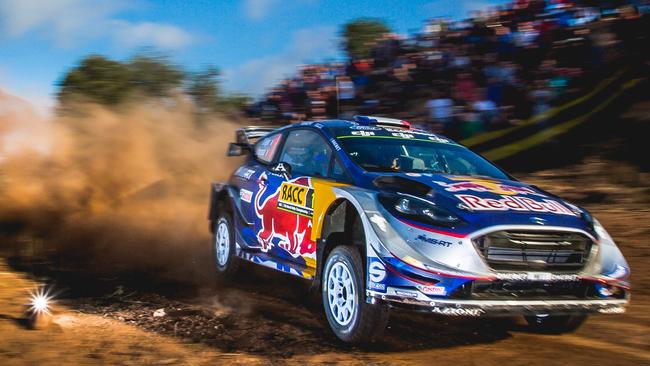 Sebastien Ogier is on the edge of clinching the 2017 WRC title in Wales.