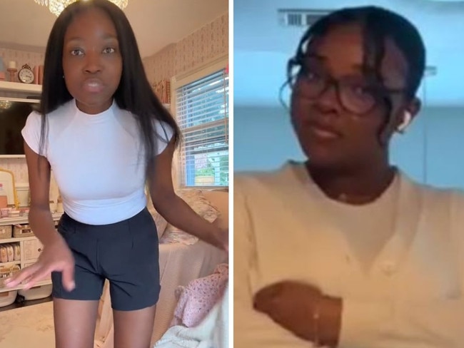 Job hunter booted from interview over outfit. Picture: TikTok